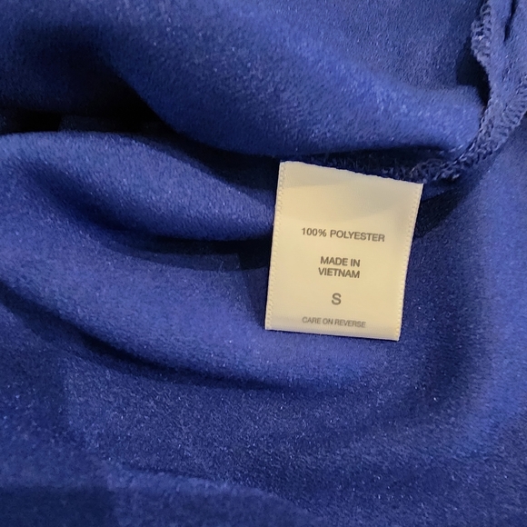 New York & Company size Small blue blouse - Picture 4 of 6